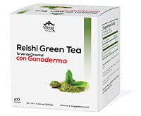 REISHI GREEN TEA (ORIENTAL GREEN TEA) WITH GANODERMA AND L-CANITINE (1 BOX) 20 SACHETS