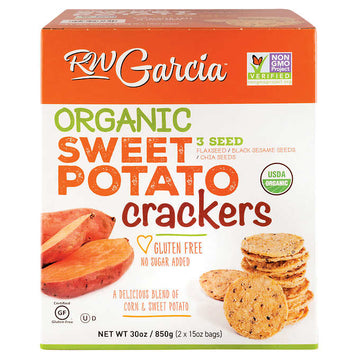 RW Garcia Organic Sweet Potato Crackers, 2-count