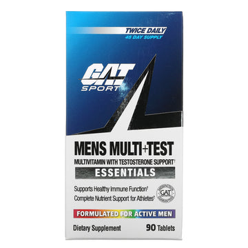 GAT, Men's Multi+Test, Multivitamin with Testosterone Support, Tablets