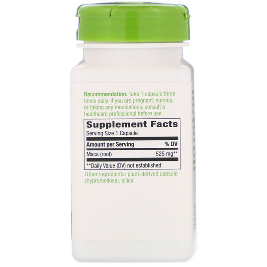 Nature's Way, Maca Root, 525 mg, Vegan Capsules