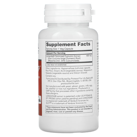 Protocol For Life Balance, Cogumin Slcp, 400 Mg Veg Capsules