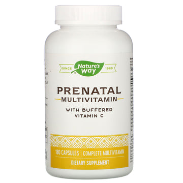 Nature'S Way, Prenatal Multivitamin With Buffered Vitamin C Capsules