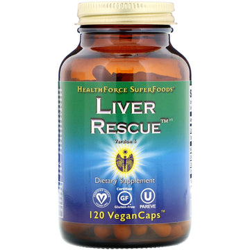 HealthForce Superfoods, Liver Rescue, Version 6, Vegan Caps