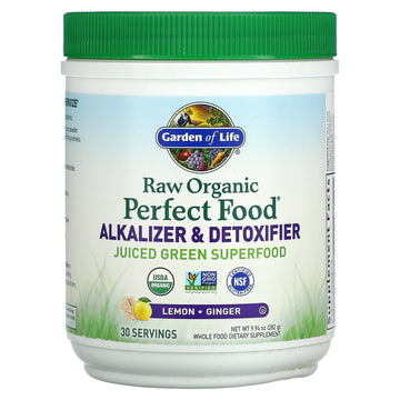 Garden of Life, RAW Organic, Perfect Food, Alkalizer & Detoxifier, Lemon-Ginger