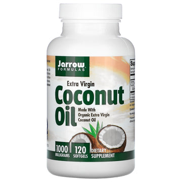 Jarrow Formulas, Coconut Oil, Extra Virgin, 1,000 mg