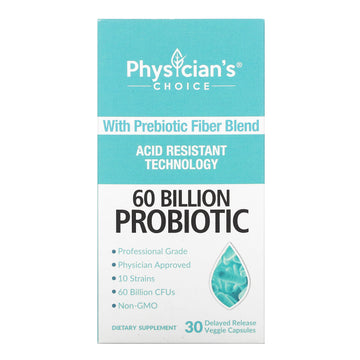 Physician's Choice, 60 Billion Probiotic Delayed Release Veggie Capsules