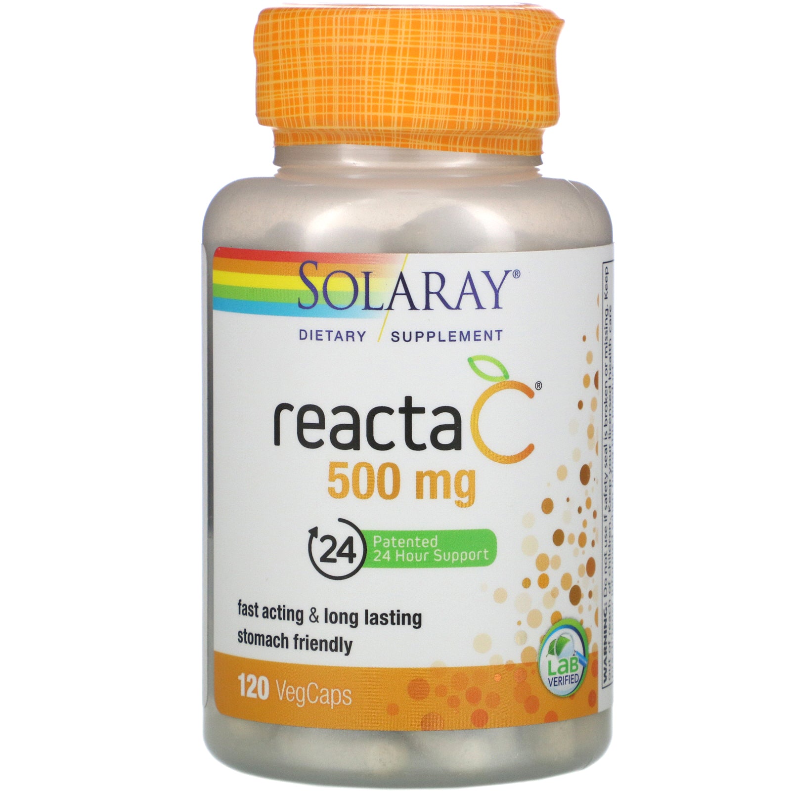 Solaray, Reacta-C, 500 mg, VegCaps
