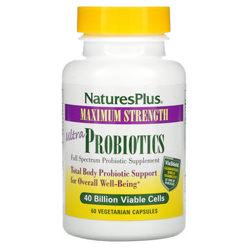 Nature's Plus, Ultra Probiotics, Maximum Strength, 40 Billion Vegetarian Capsules