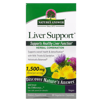Nature's Answer, Liver Support, 500 mg Vegetarian Capsules