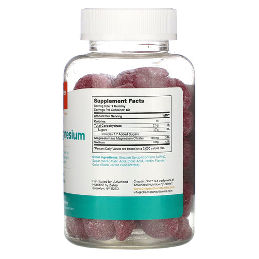 Chapter One, M Is for Magnesium, Flavored Gummies, Gummies