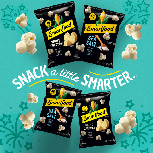 Smartfood White Cheddar Popcorn, Bags, 10 Count