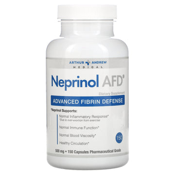 Arthur Andrew Medical, Neprinol AFD, Advanced Fibrin Defense, 500 mg Capsules