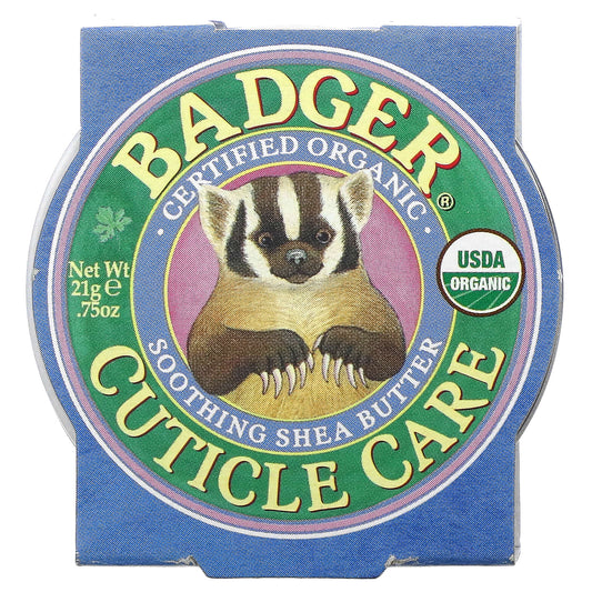 Badger Company, Organic Cuticle Care, Soothing Shea Butter