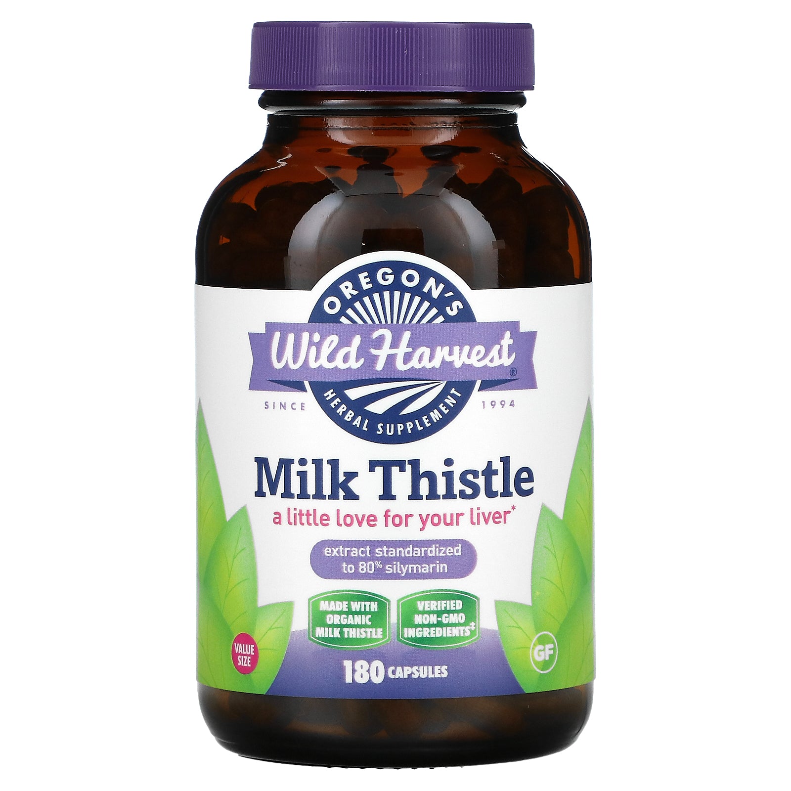 Oregon's Wild Harvest, Milk Thistle, Capsules
