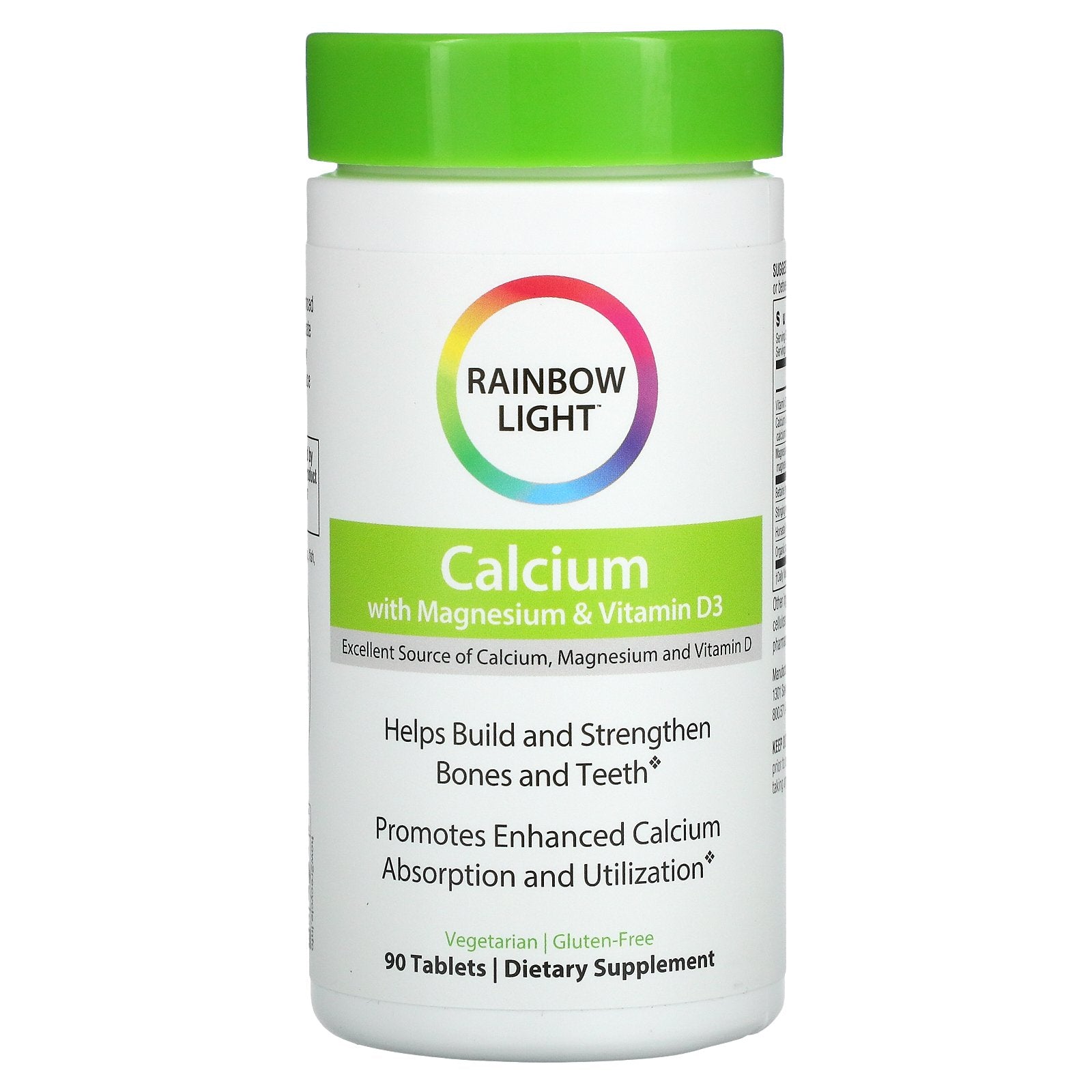 Rainbow Light, Calcium with Magnesium & Vitamin D3