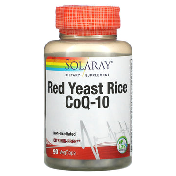 Solaray, Red Yeast Rice CoQ-10 VegCaps