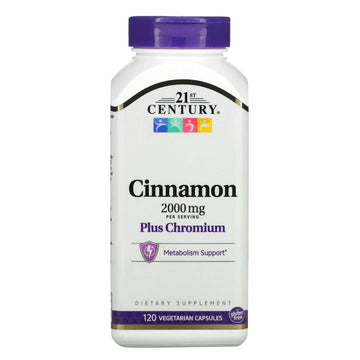 21st Century, Cinnamon Plus Chromium, 500 mg