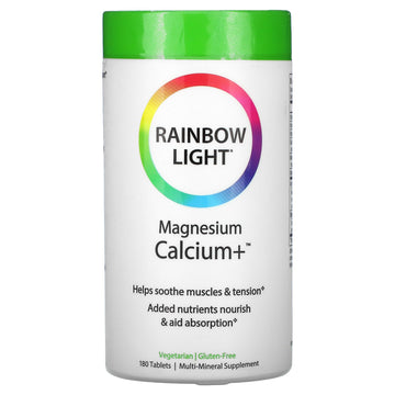 Rainbow Light, Magnesium Calcium+