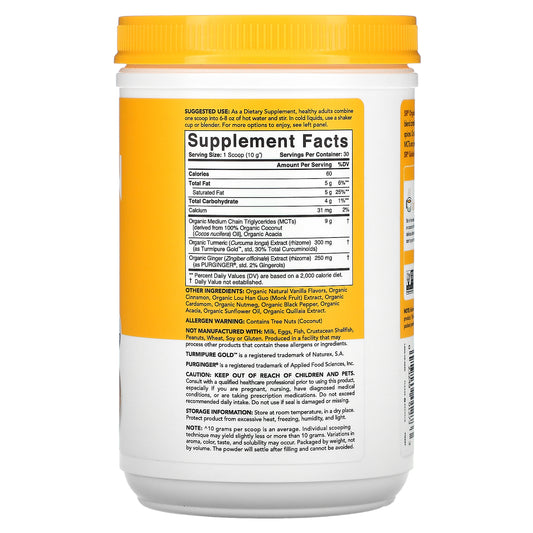Sports Research, Golden Milk With Turmeric & Ginger