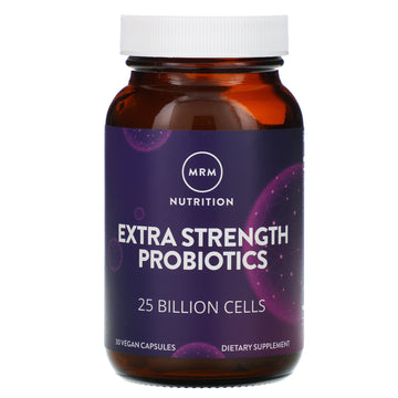 MRM, Nutrition, Extra Strength Probiotics, 25 Billion Cells, Vegan Capsules