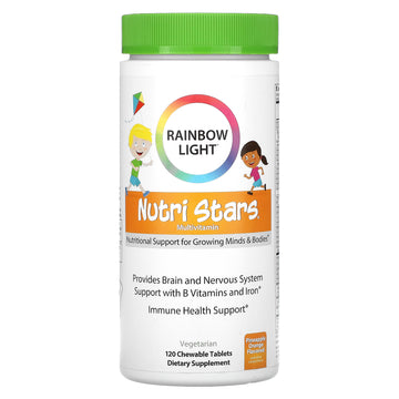 Rainbow Light, Nutri Stars, Multivitamin, Pineapple Orange Flavor