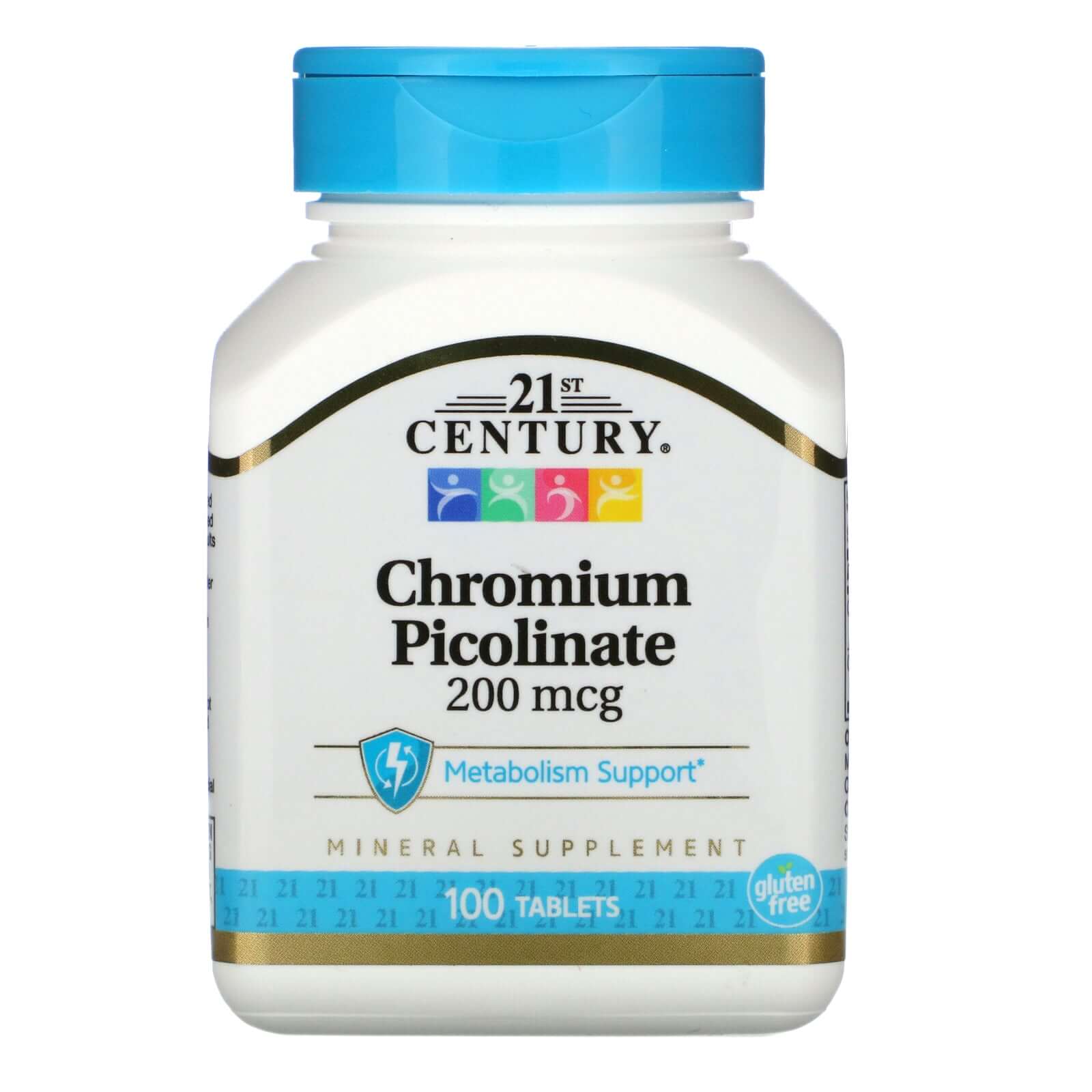 21st Century, Chromium Picolinate, 200 mcg