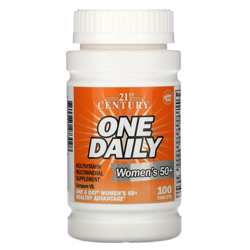 21st Century, One Daily, Women's 50+, Multivitamin Multimineral Tablets