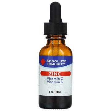 Absolute Nutrition, Immunity, Zinc with Vitamin C & Vitamin B(30 ml)