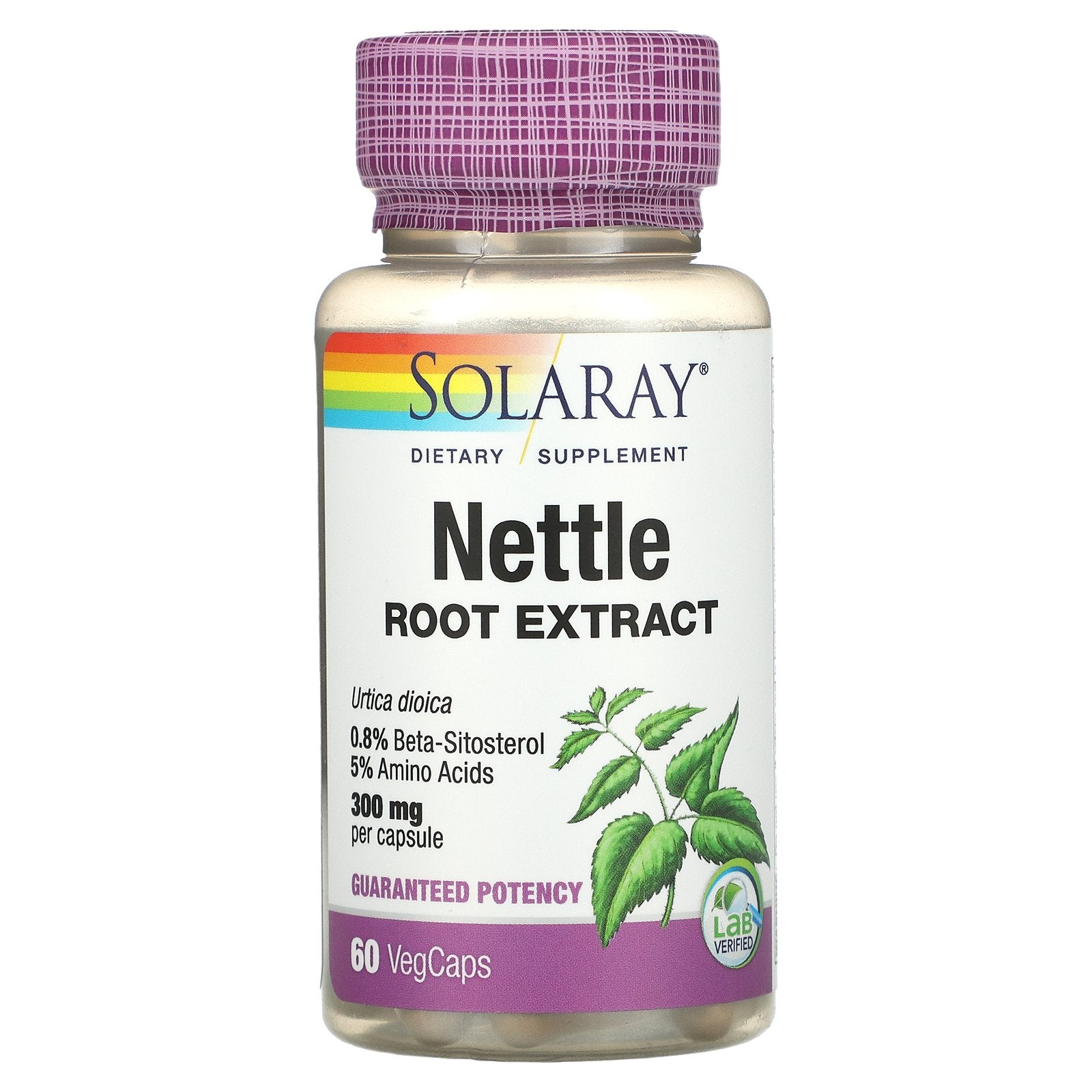 Solaray, Nettle Root Extract, 300 mg