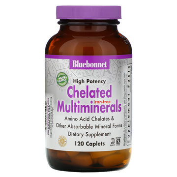 Bluebonnet Nutrition, Chelated Multiminerals, Iron Free