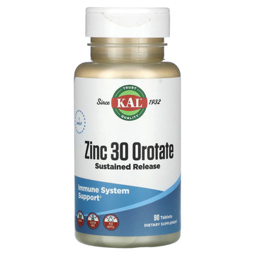 KAL, Zinc 30 Orotate, Sustained Release