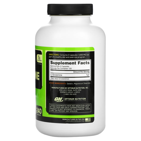 Optimum Nutrition, Glutamine, 500 mg