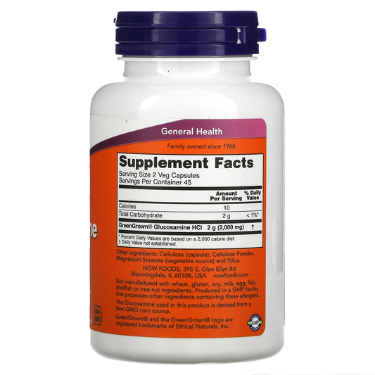 Now Foods, Vegetarian Glucosamine '1000'