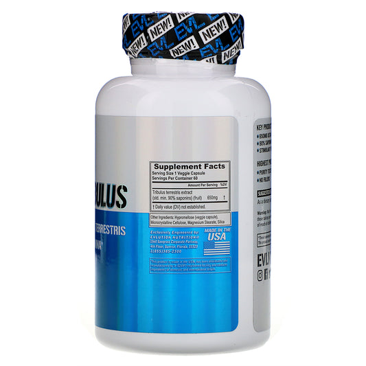 EVLution Nutrition, 100% Tribulus, Veggie Capsules