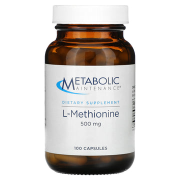 Metabolic Maintenance, L-Methionine, 500 mg
