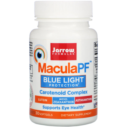 Jarrow Formulas, MaculaPF Blue Light Protection Softgels