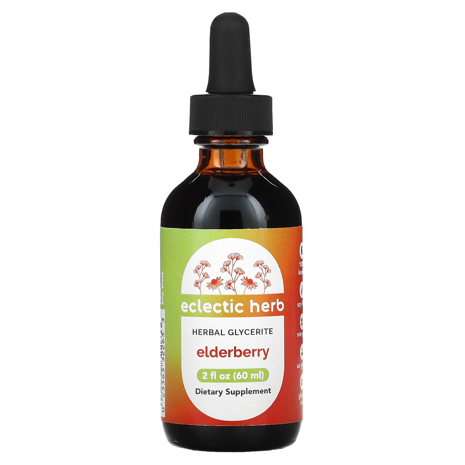 Eclectic Institute, Elderberry Glycerite ( 60 ml)
