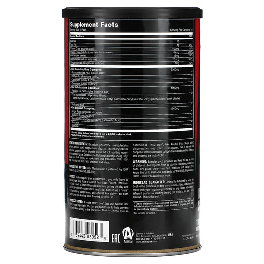 Universal Nutrition, Animal Flex, The Complete Joint Support Stack