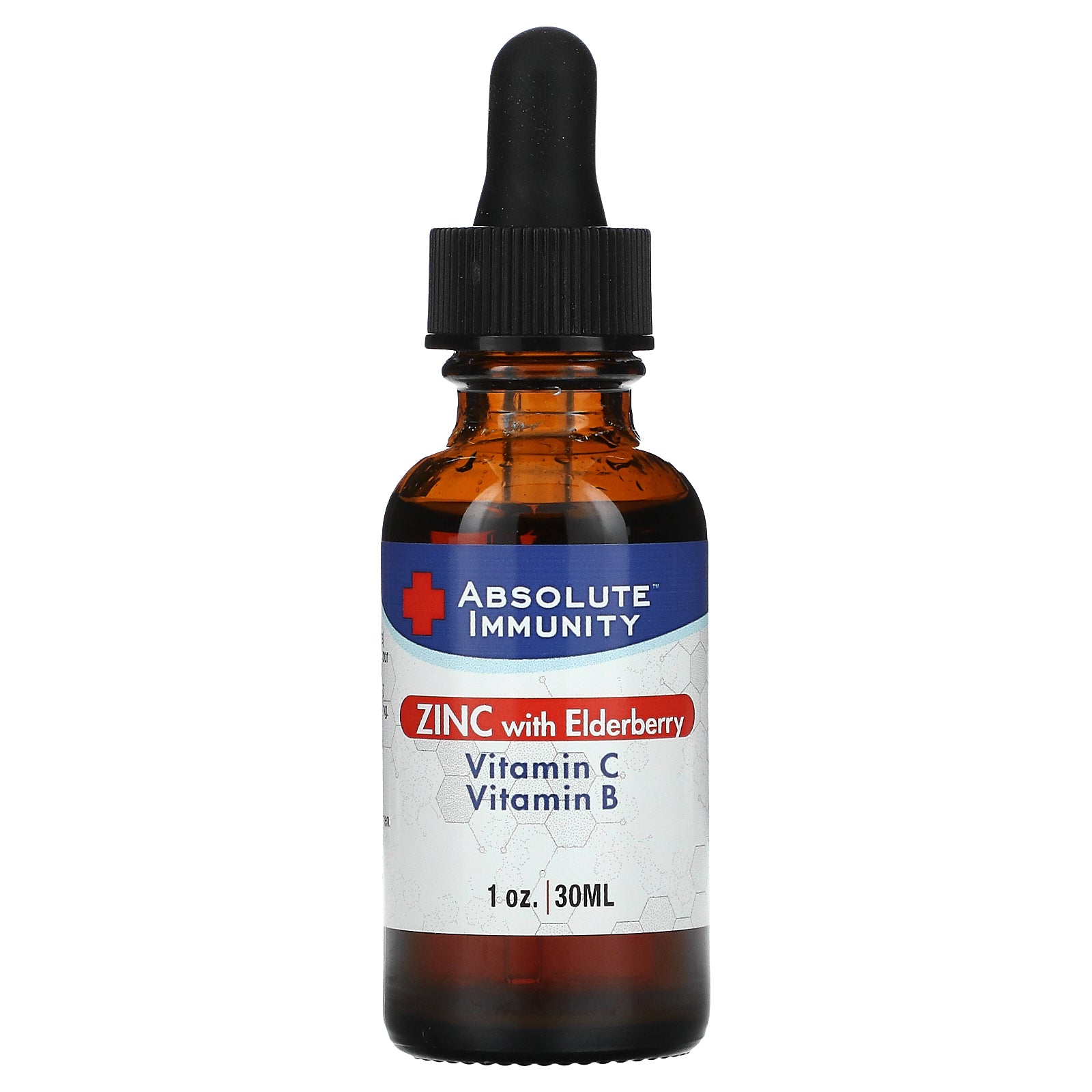 Absolute Nutrition, Immunity, Zinc With Elderberry, Vitamin C & Vitamin B