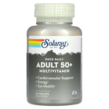 Solaray, Once Daily, Adult 50+ Multivitamin VegCaps