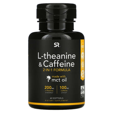 Sports Research, L-Theanine & Caffeine, 2-in-1 Formula