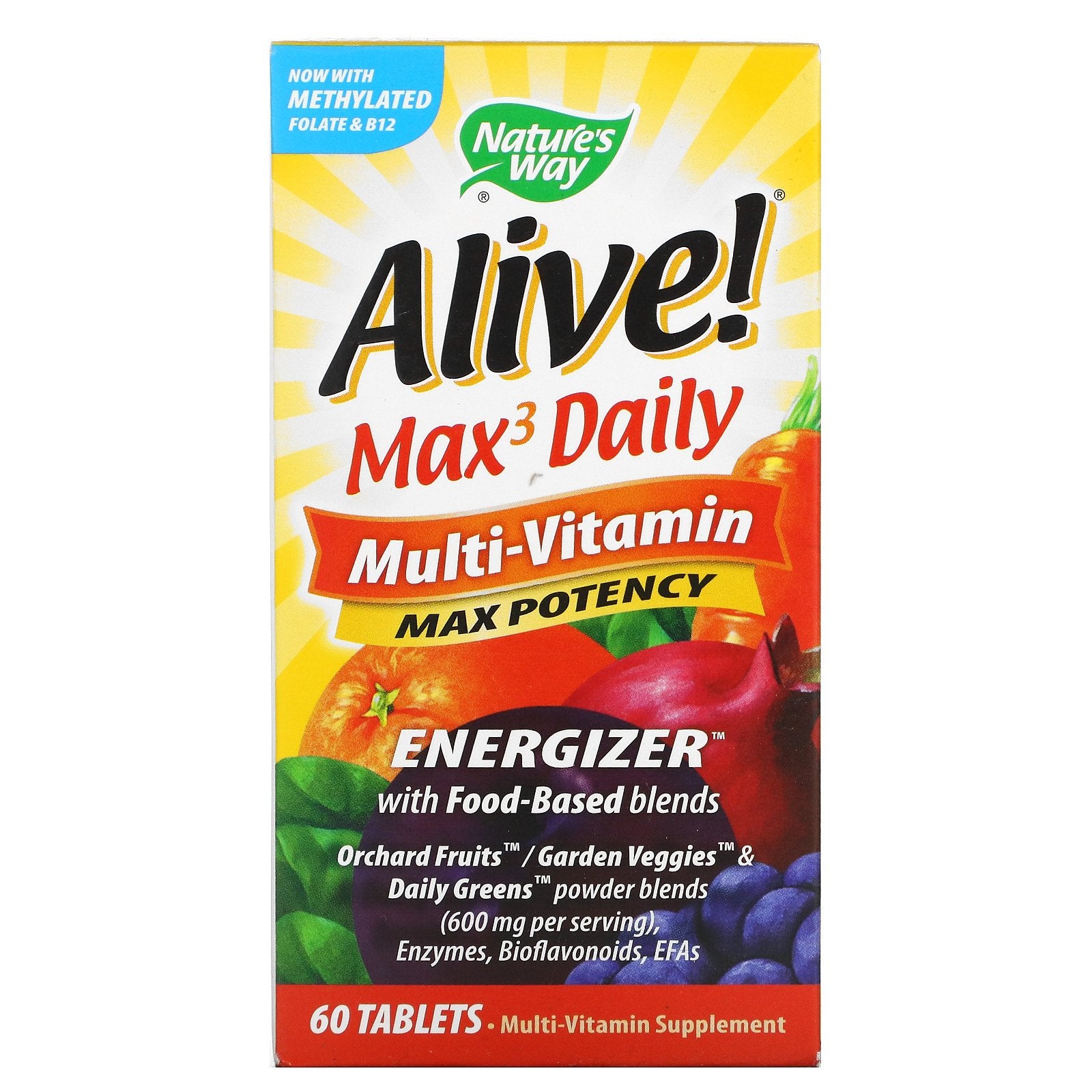 Nature's Way, Alive! Max3 Daily, Multi-Vitamin