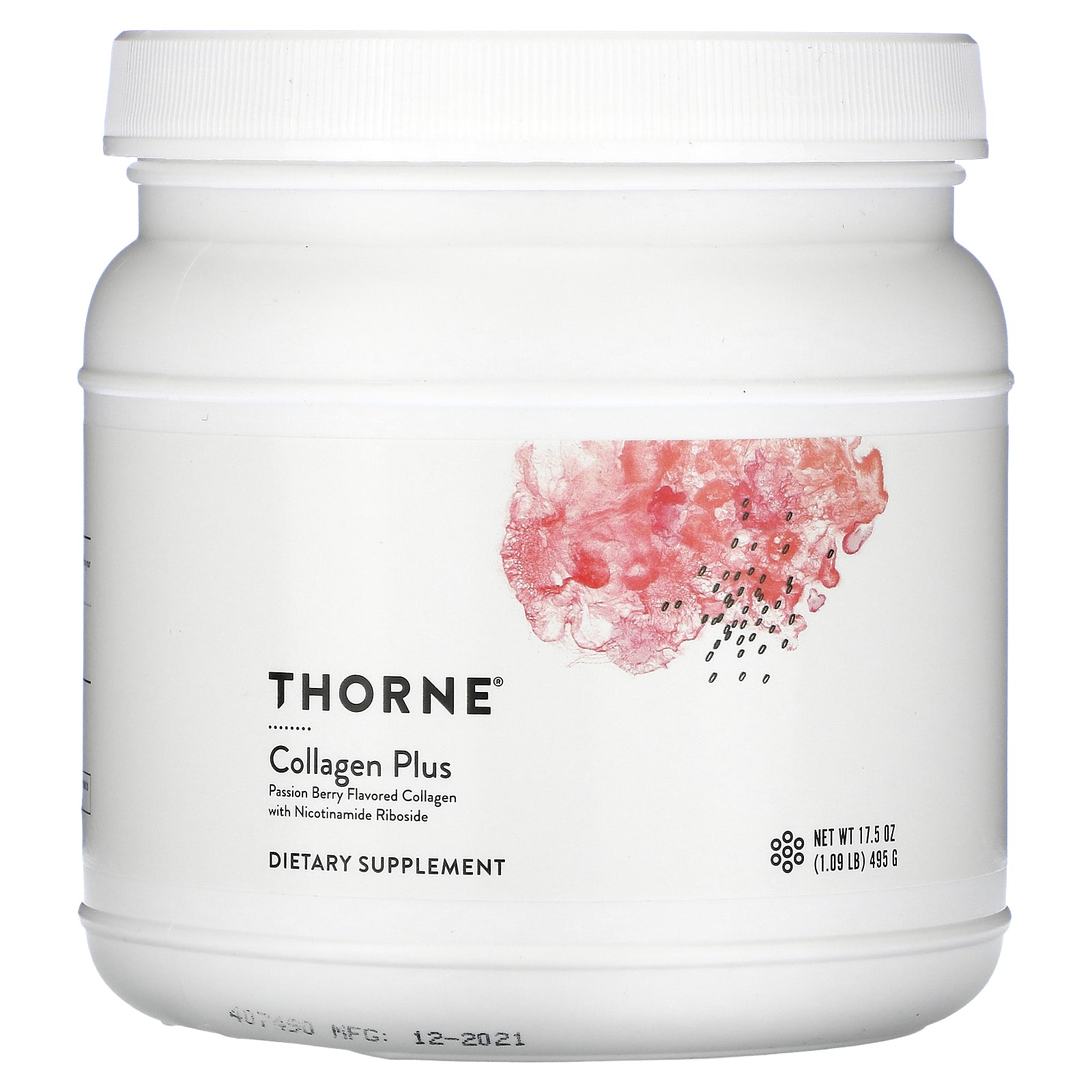 Thorne Research, Collagen Plus, Passion Berry