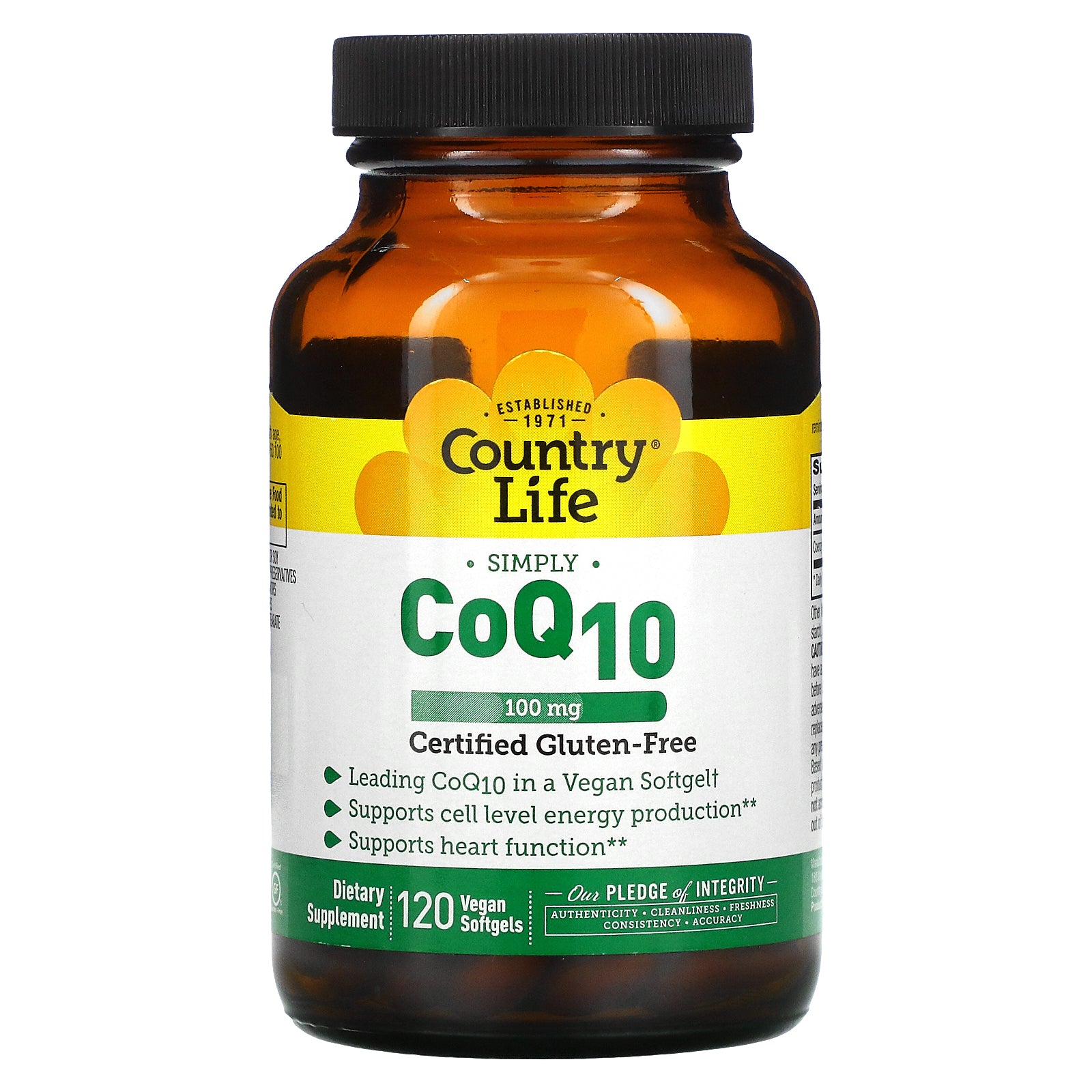Country Life, Coq10, 100 Mg Vegan Softgels