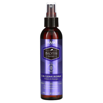 Hask Beauty, Biotin Boost, 5-In-1 Leave-In Spray (175 ml)