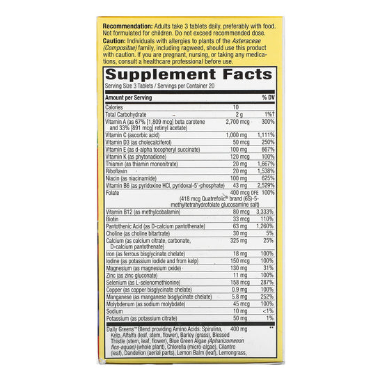 Nature'S Way, Alive! Max3 Daily, Multi-Vitamin