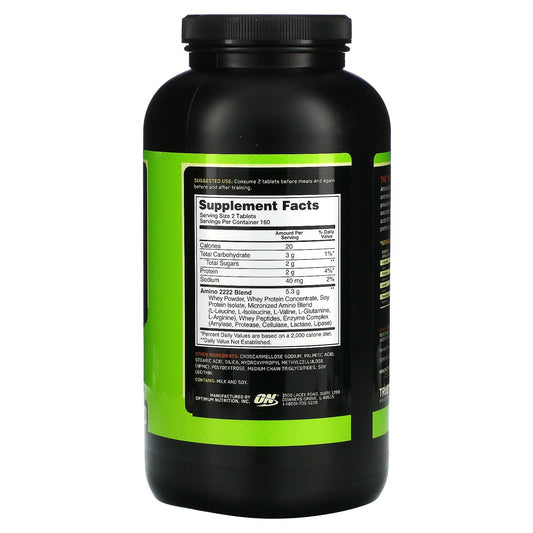 Optimum Nutrition, Superior Amino 2222 Tabs