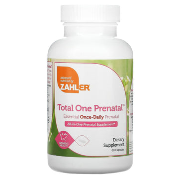 Zahler, Total One Prenatal, Essential Once-Daily Prenatal, Capsules