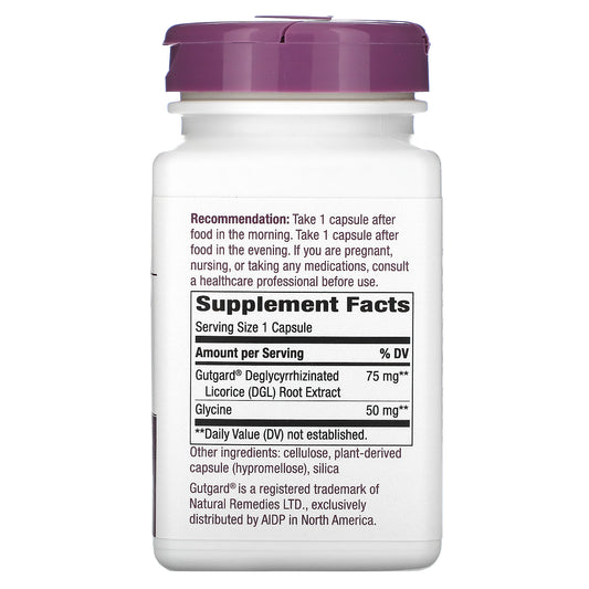 Nature's Way, DGL Ultra, 75 mg,Vegan Capsules