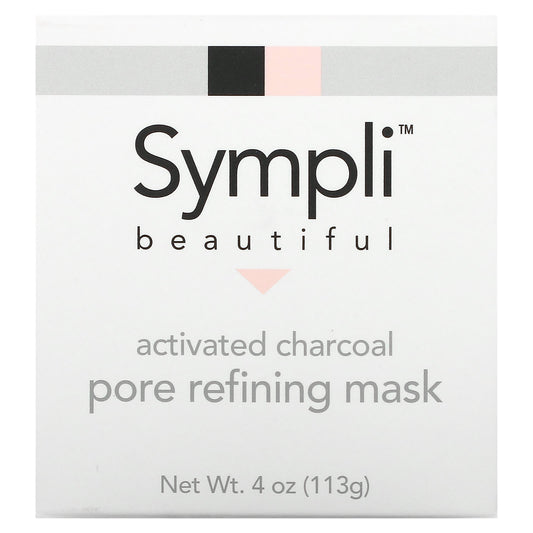 Sympli Beautiful, Activated Charcoal Pore Refining Beauty Mask (113 g)